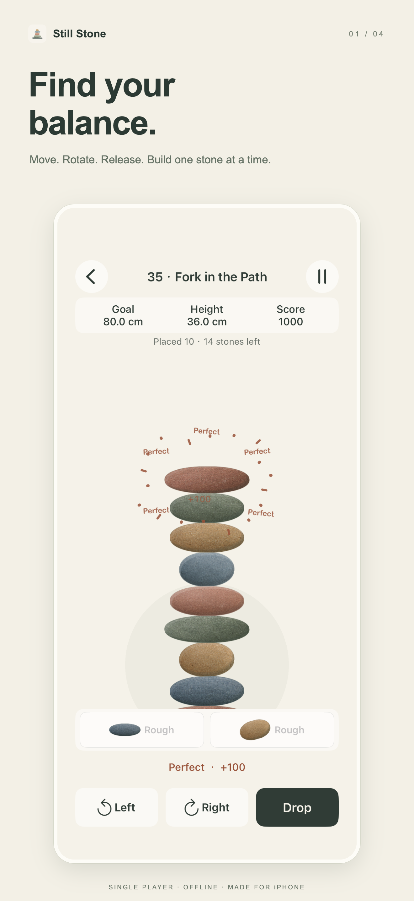 Still Stone English store art: Level 35 stacking