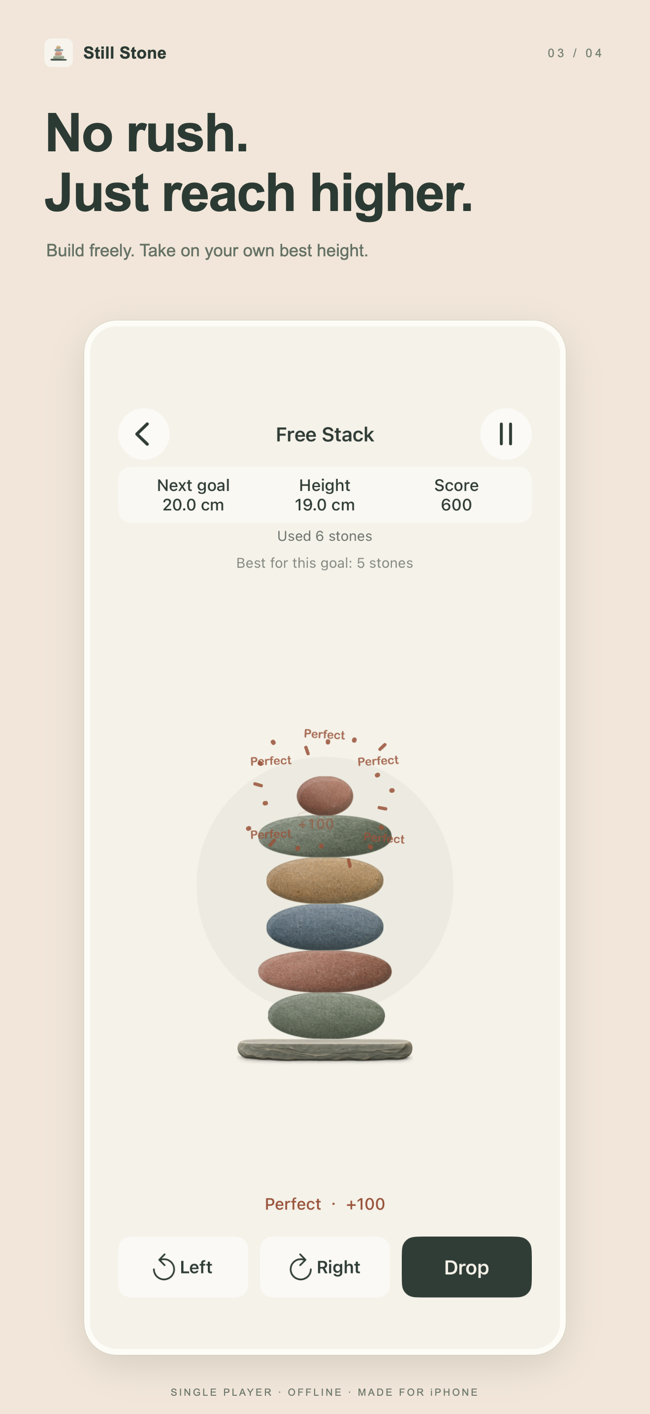 Still Stone English store art: Free Stack challenge